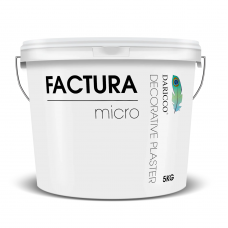 Штукатурка акрилова Daricco Factura micro, мікроцемент, зерно 0.2 мм, 5 кг