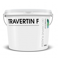 Декоративна фасадка штукатурка фактурна Daricco Travertin F 0,4 мм 5 кг