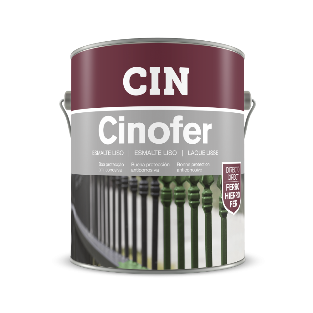 Емаль синтетична для каваного заліза, CIN, Cinofer Esmalto Liso, 0,75