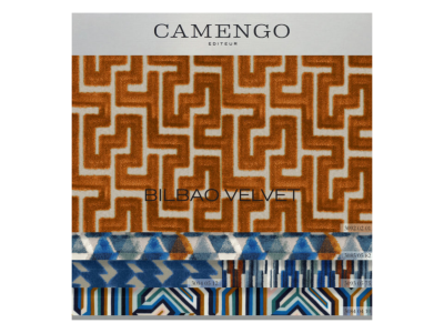 Каталог колекції текстилю BILBAO VELVET від  CAMENGO 