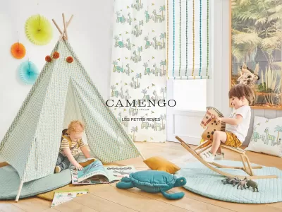 Каталог колекції текстилю Les Petits Rêves від Camengo