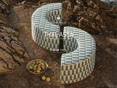 Каталог текстилю для дому та вулиці THALASSA від Maison Le Manach для Pierre Frey