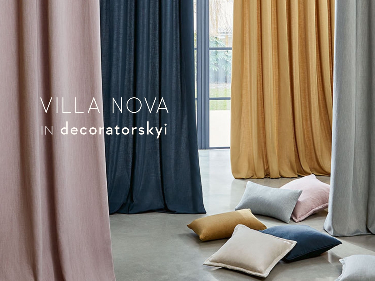 Британський бренд текстилю та шпалер Villa Nova відтепер доступний в Decoratorskyi